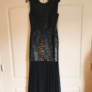 Black BCBGMAXAZRIA gown